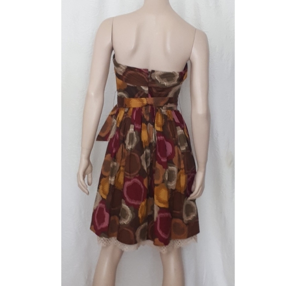 BCBG MaxAzria | Strapless Cotton Dress - Picture 3 of 13